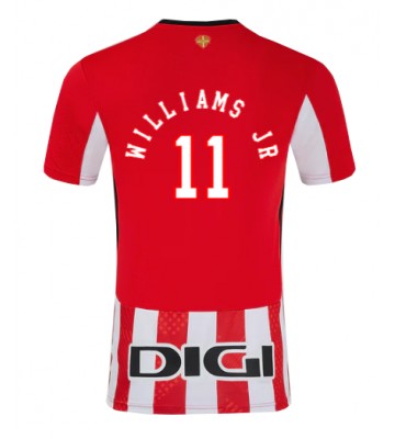 Athletic Bilbao Nico Williams #11 Primera Equipación 2024-25 Manga Corta